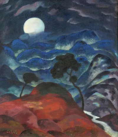 Луна by Густав Вундервальд, 1918 — digital art print download
