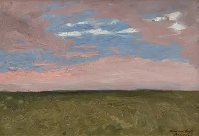 Пшеничное поле в сумерках by Ханс Ам Энде — digital art print download