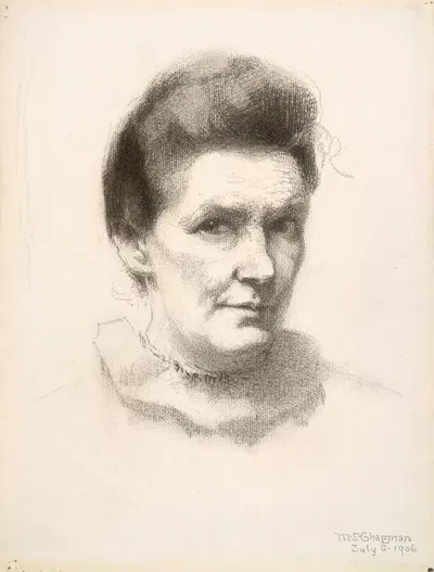 Self-Portrait by Минерва Чэпмен, 1906 — digital art print download