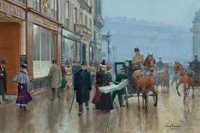 Дом Дусе, Париж by Жан Бера — digital art print download