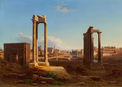 Рим by Иоганн Якоб Фрей, 1859 — digital art print download