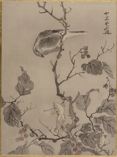 Bird and Frog by Каванабэ Кёсай — digital art print download