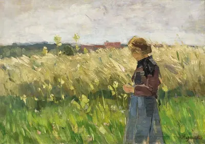 В разгар лета by Карл Хагемейстер, 1891 — digital art print download