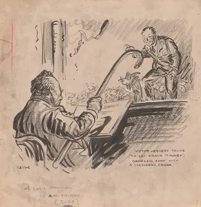 Victor Herbert and Frank Tinney by Оскар Эдвард Чезаре — digital art print download