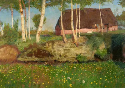 Летнее утро by Отто Модерсон, 1904 — digital art print download