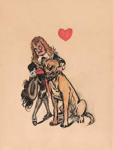 Alexander Humphreys Woollcott by Reginald Bathurst Birch, c. 1930 — digital art print download