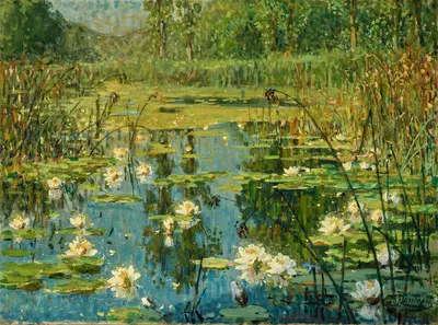 Nymphéas by Pierre-Eugène Montézin — digital art print download