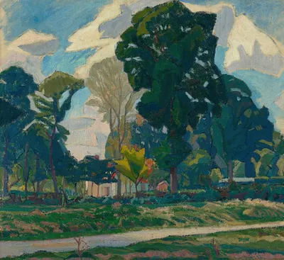 Крофтс Лейн, Летчворт by Спенсер Фредерик Гор, 1912 — digital art print download