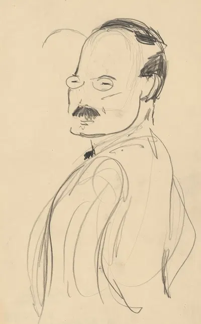 Unidentified Man by Robert Henri, 1916 — digital art print download
