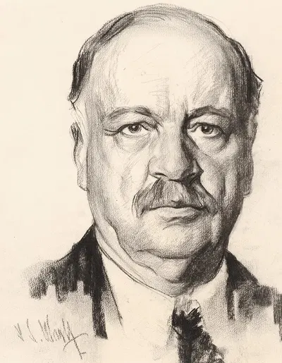 Charles Curtis by Самуэль Джонсон Уулф, 1928 — digital art print download