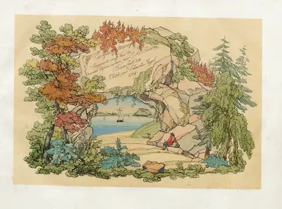 Croquis pittoresques - Title page by Johann Adolf Lasinsky, 1829 — digital art print download