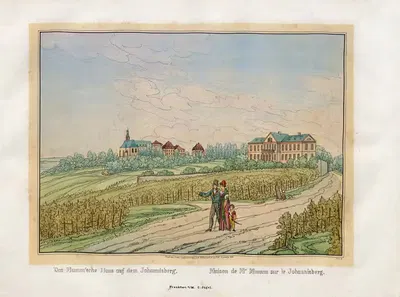 Maison de Mr Mum sur le Johannisberg by Johann Adolf Lasinsky, 1829 — digital art print download