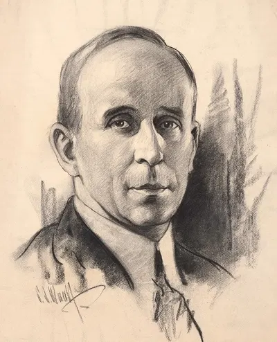 John Raskob by Самуэль Джонсон Уулф, c. 1930 — digital art print download
