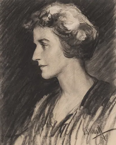 Nancy Witcher Langhorne Astor, Viscountess Astor by Самуэль Джонсон Уулф, 1928 — digital art print download