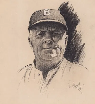 Wilbert Robinson by Самуэль Джонсон Уулф, 1930 — digital art print download
