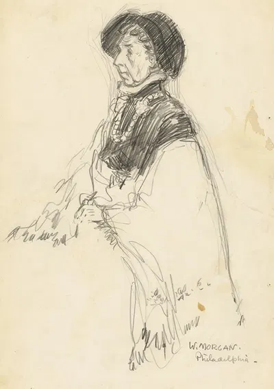 Belva Ann Bennett Lockwood by Wallace Morgan, 1912 — digital art print download