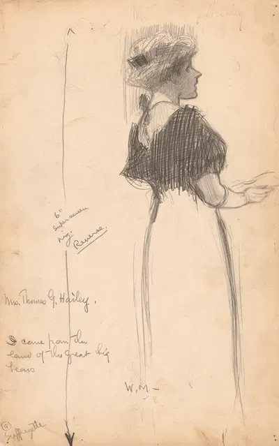 Mrs. Thomas G. Hailey by Wallace Morgan, 1912 — digital art print download