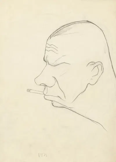Erich Von Stroheim by Уолтер К. Кинстлер, c. 1923 — digital art print download