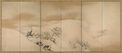 Зимний день by Маруяма Окё, 1784 — digital art print download