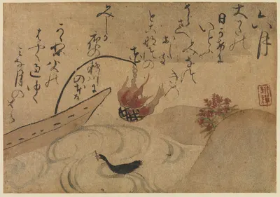 Sixth Month by Ogata Kenzan, 1743 — digital art print download