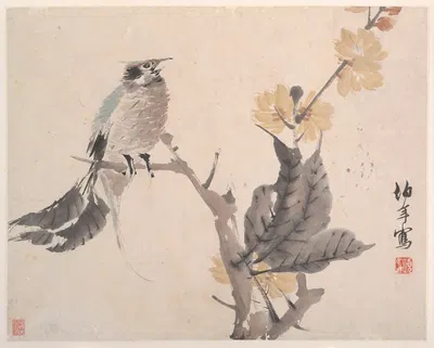 Animals, Flowers and Birds Pl.4 by Жэнь И — digital art print download