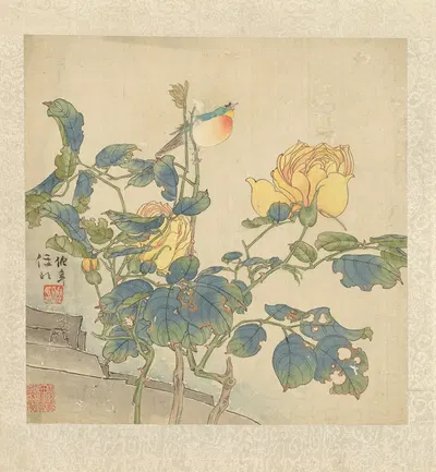 Flowers and Birds Pl.2 by Жэнь И — digital art print download