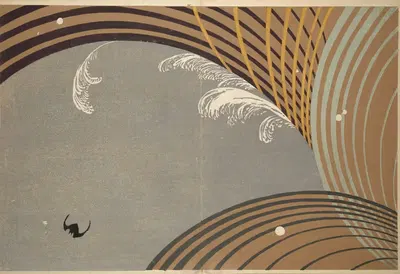 Сейеи; Дизайнерская книга Пл.06 by Ямада Наосабуро, 1907 — digital art print download