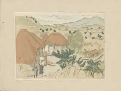 Горячие источники Каваками by Морида Цунэтомо, 1917 — digital art print download