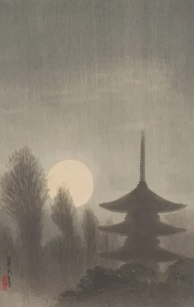 Тенно-дзи, Янака by Нэгоро Райзан, 1922 — digital art print download