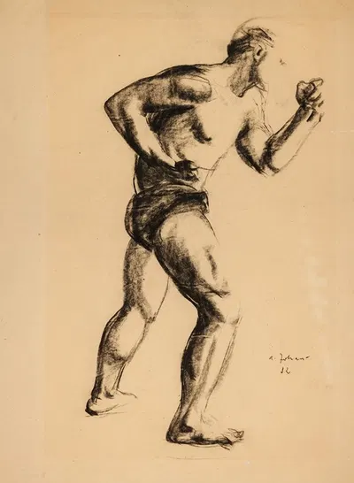 Poksija by Андрус Йохани, 1932 — digital art print download