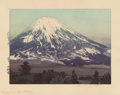 Фудзияма из Готембы by Ёсита Хироши, 1929 — digital art print download