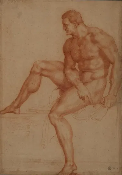 Estudio para Hércules by Baccio Bandinelli — digital art print download