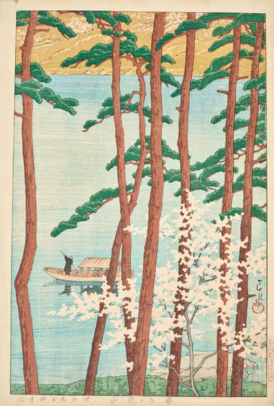 Весна в Арашияме by Кавасе Хасуи, 1934 — digital art print download