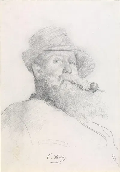Self-portrait by Кристиан Крох — digital art print download