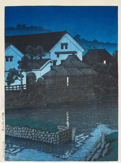 Касуга-ча, Кумамото by Кавасе Хасуи, 1922 — digital art print download