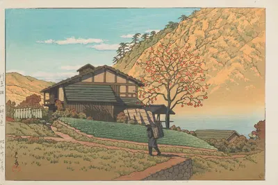 Каварахата (Гунма) by Кавасе Хасуи, 1955 — digital art print download