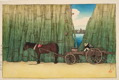 Комагата каша (берег реки, Комагата) by Кавасе Хасуи, 1919 — digital art print download