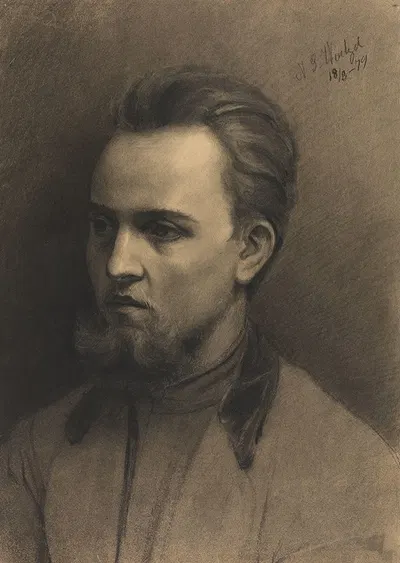 Bearded Man by Густав Вентцель, 1879 — digital art print download