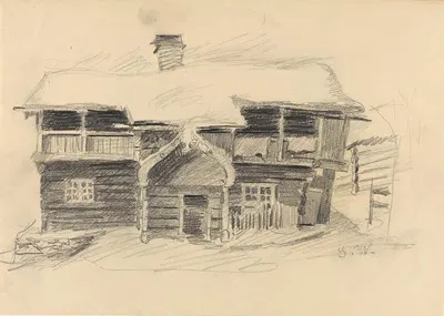 Farmhouse by Густав Вентцель — digital art print download