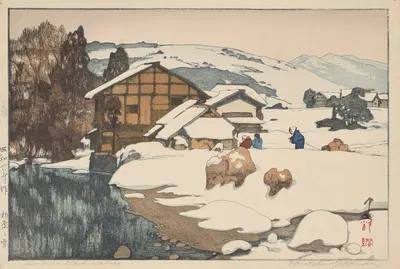 Снег в Касивабара by Ёсита Хироши, 1927 — digital art print download