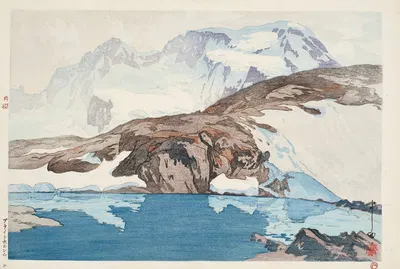 Бурайтохоруньяма (Брейторн) by Ёсита Хироши, 1925 — digital art print download