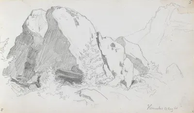 Fra Hemsedal by Ханс Гуде, 1866 — digital art print download