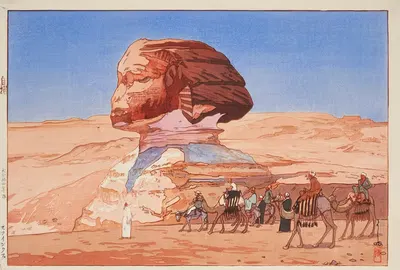 Суфуинкус (Сфинкс, день) by Ёсита Хироши, 1925 — digital art print download