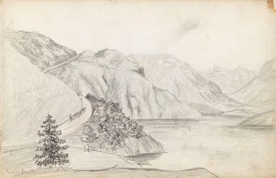 Kvamskleiva by Ханс Гуде, 1839 — digital art print download