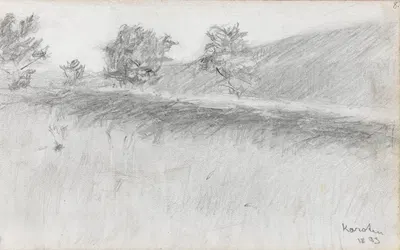 Landskap, Telemark by Людвиг Карстен, 1893 — digital art print download