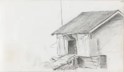 Låve i Bø, Telemark by Людвиг Карстен, 1893 — digital art print download