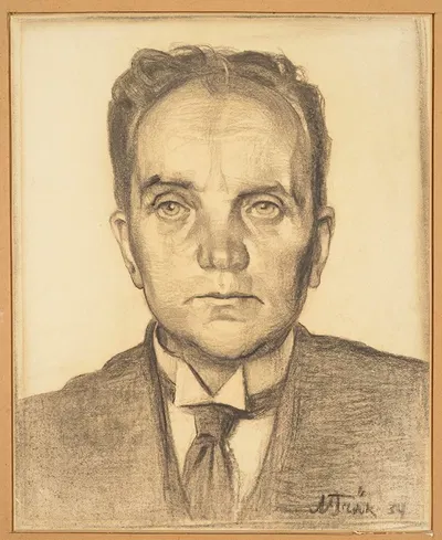 A. Luiga portree by Николай Триик, 1934 — digital art print download