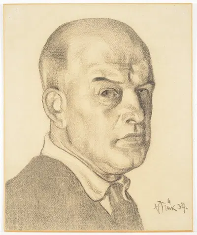 Autoportree by Николай Триик, 1934 — digital art print download