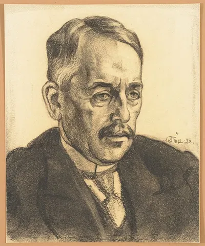 Gustav Suitsu portree by Николай Триик, 1928 — digital art print download
