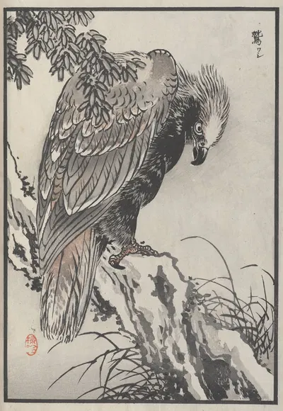 Bairei hyakuchō gafu. Ten Pl.04 by Коно Байрей, 1881 — digital art print download
